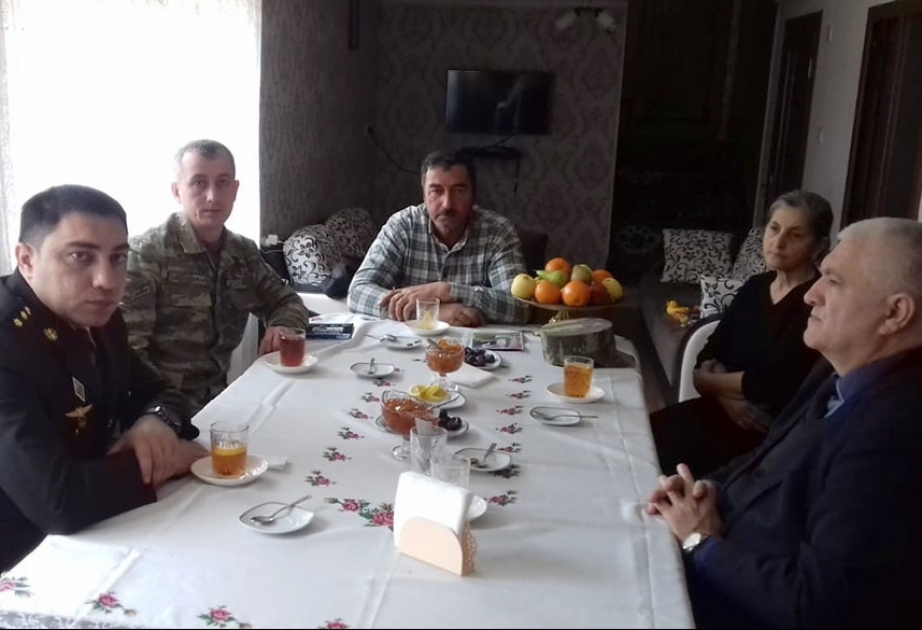 Novruz bayramı münasibətilə şəhid ailələri ziyarət edilib