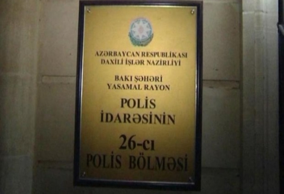 Yasamal rayonu ərazisində avtomobildən pul, mobil telefon və geyim əşyaları oğurlanıb