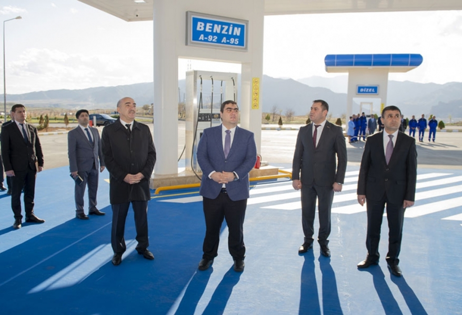Culfa şəhərində yanacaqdoldurma məntəqəsi istifadəyə verilib