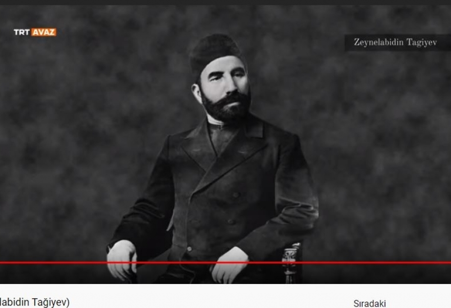 “TRT AVAZ” televiziya kanalında Hacı Zeynalabdin Tağıyevə həsr edilmiş film göstərilib