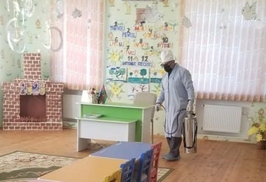 Masallıda koronavirusa qarşı dezinfeksiya işləri davam etdirilir