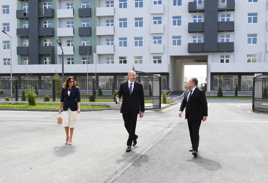 Prezident İlham Əliyev Hövsan yaşayış kompleksinin açılışında iştirak edib  YENİLƏNİB VİDEO