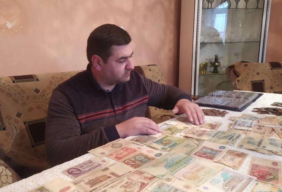 Qazax sakininin kolleksiyasında əlliyədək ölkənin 2500-dən çox pul vahidi yer alır VİDEOREPORTAJ