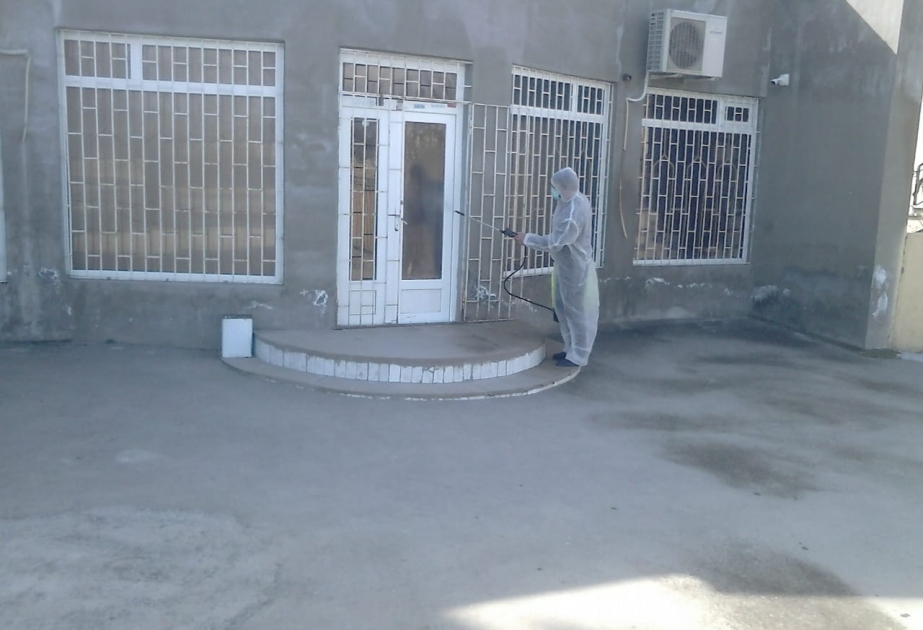 Basqal qəsəbəsində və İvanovka kəndində dezinfeksiya işləri aparılıb
