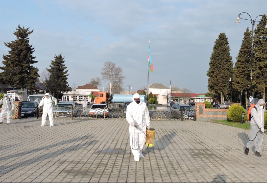Qaxda koronavirus əleyhinə dezinfeksiyaedici tədbirlər intensivləşdirilib