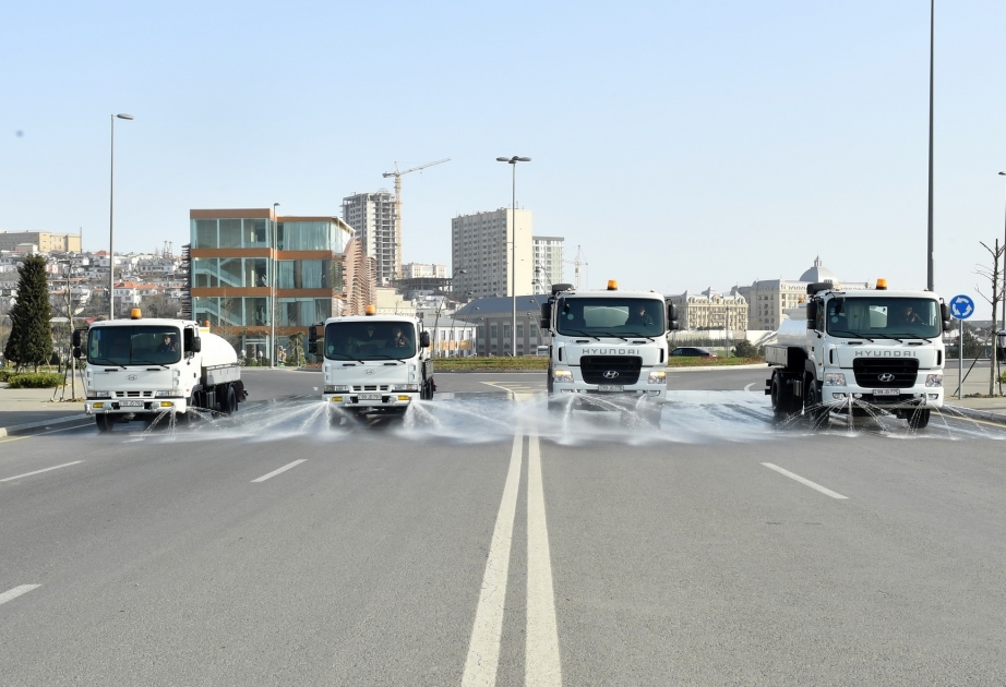 Dənizkənarı Milli Parkda növbəti dezinfeksiya işləri aparılıb