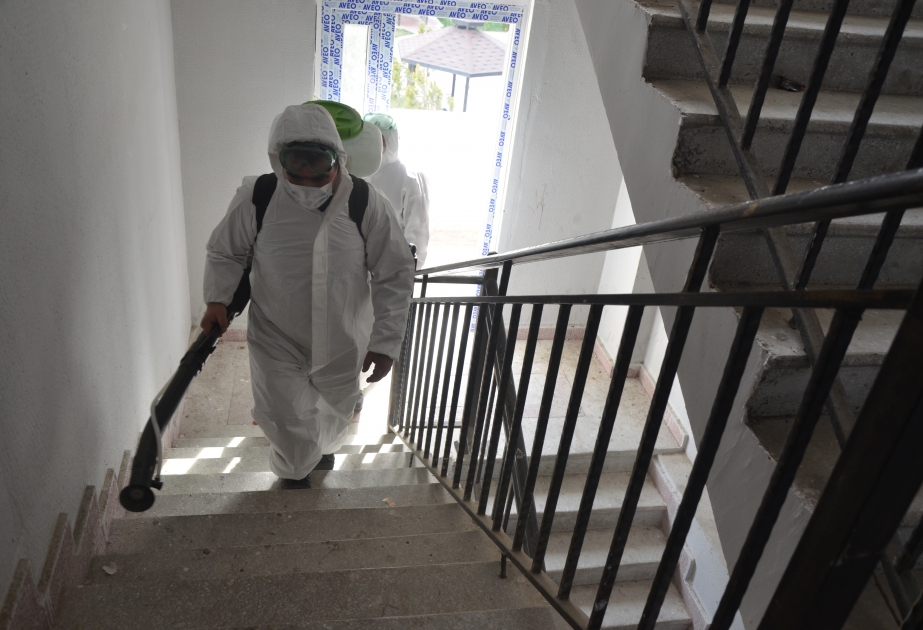 Qubadlı rayonundan olan məcburi köçkünlərin məskunlaşdığı ərazilərdə dezinfeksiya işləri aparılır