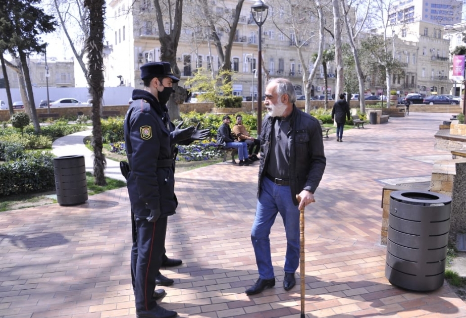Polis paytaxtda karantin rejim qaydalarının təmin olunması ilə əlaqədar genişmiqyaslı tədbirləri davam etdirir