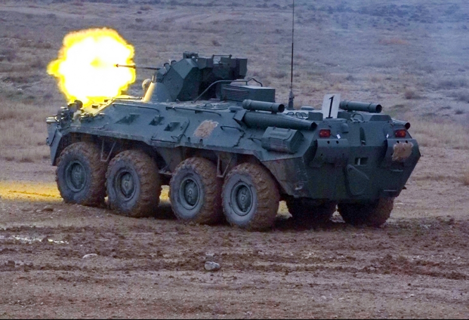 Naxçıvanda “Ən yaxşı tank və zirehli döyüş maşını heyəti” adı uğrunda yarış keçirilib