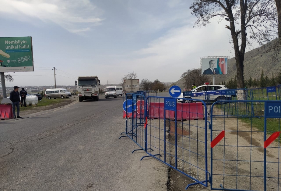 Şəkidə karantin rejiminə uyğun tədbirlər həyata keçirilir
