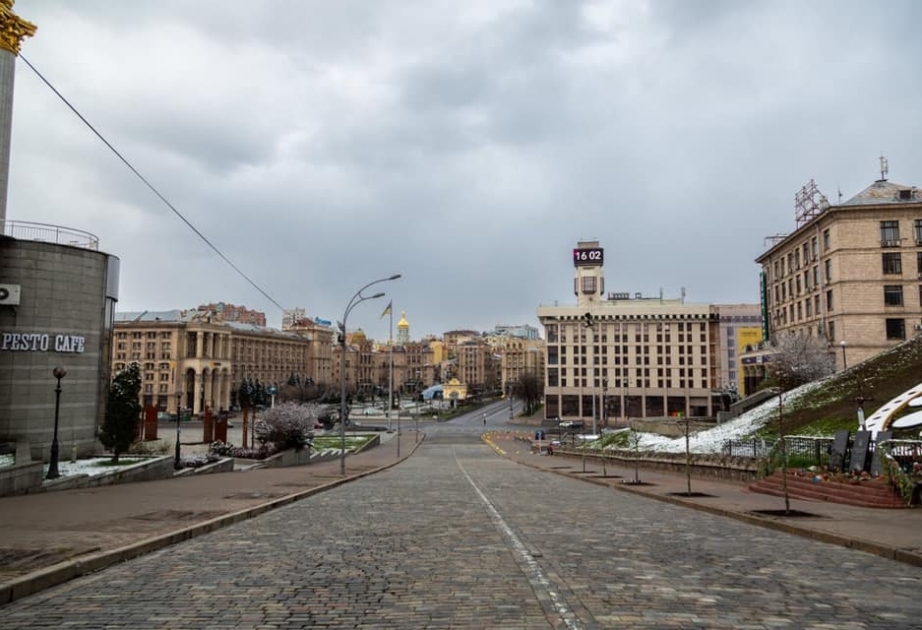 Koronavirusdan sonra boz rəngli Kiyev şəhəri - FOTOREPORTAJ