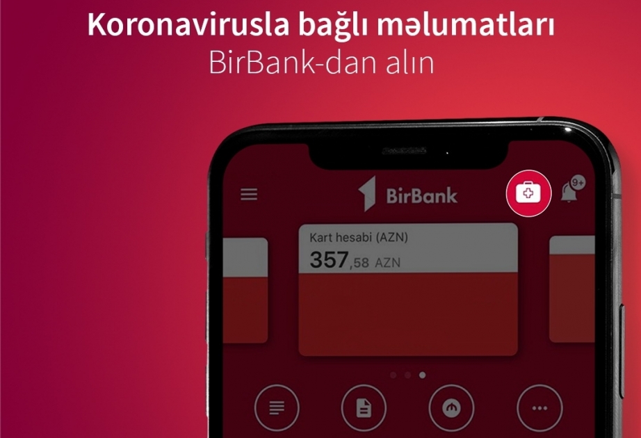 BirBank istifadəçiləri koronavirusla mübarizəyə 30 min manatdan artıq ianə ediblər