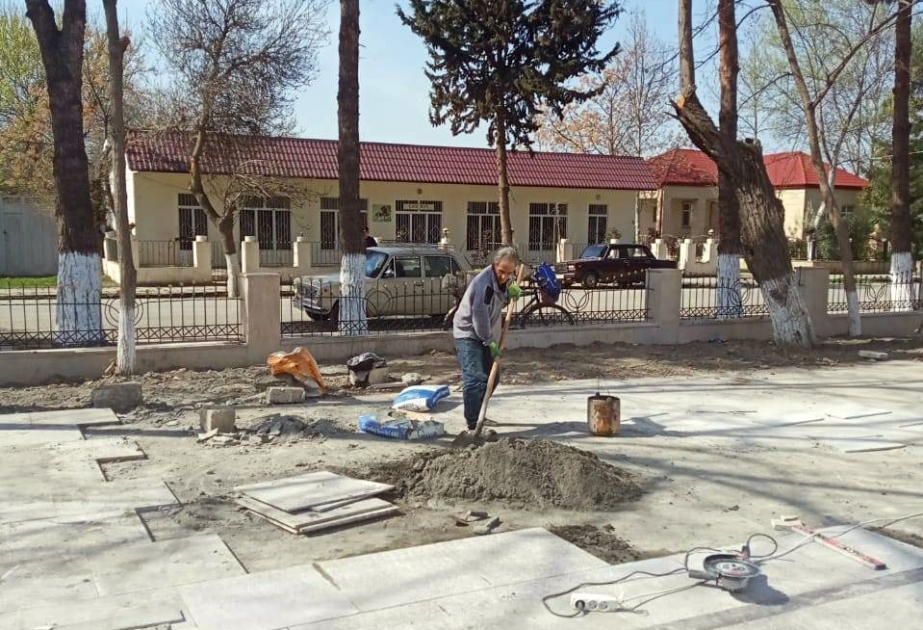Zərdabda abadlıq-quruculuq işləri aparılır