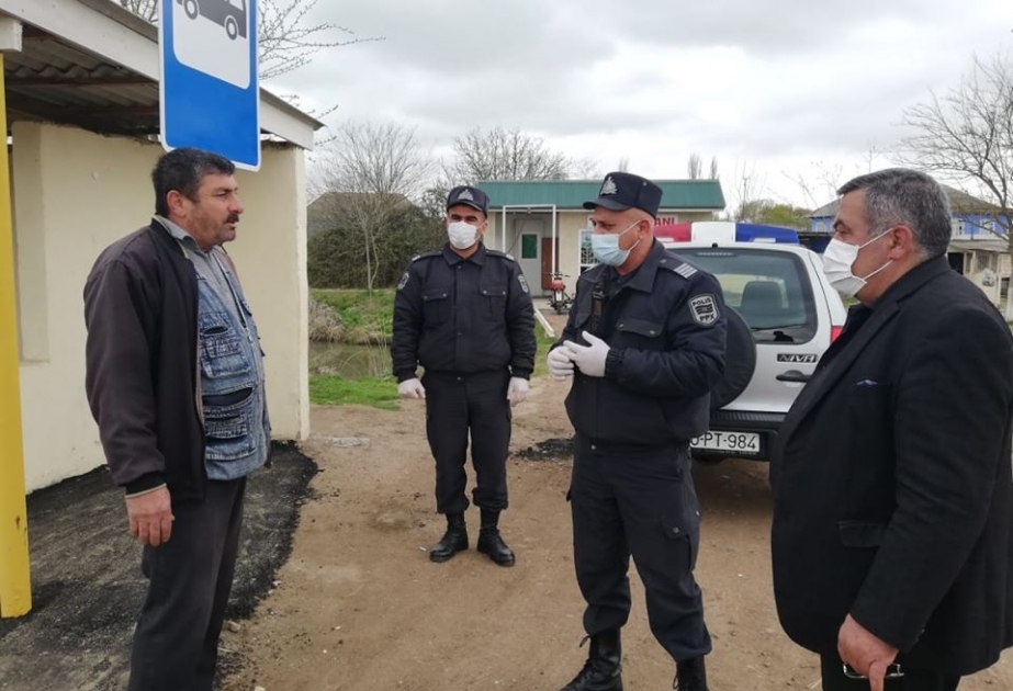 Karantin rejimi ilə bağlı Neftçalada maarifləndirmə tədbirləri keçirilir