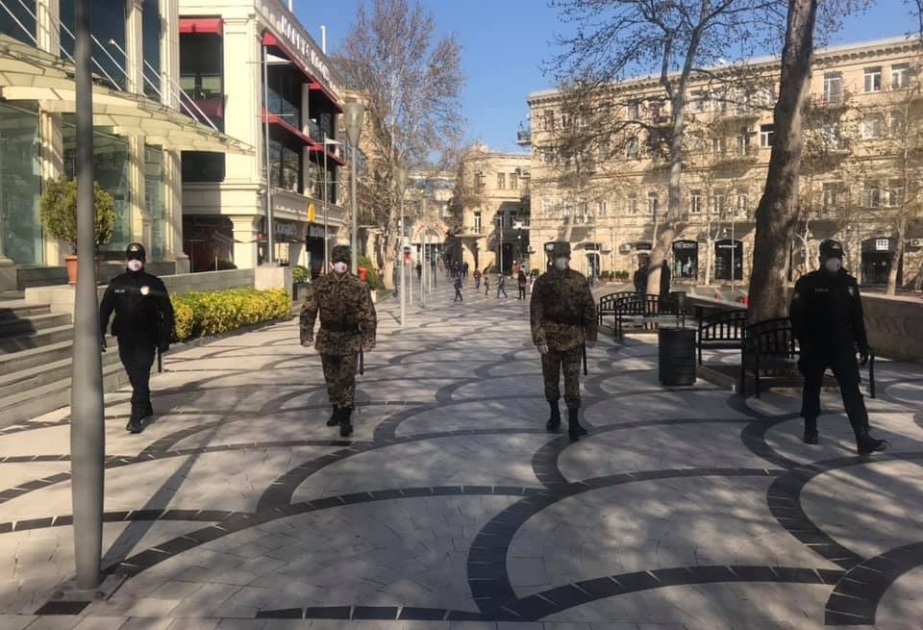 Daxili Qoşunların hərbi qulluqçuları polislə birgə xidmətə cəlb ediliblər