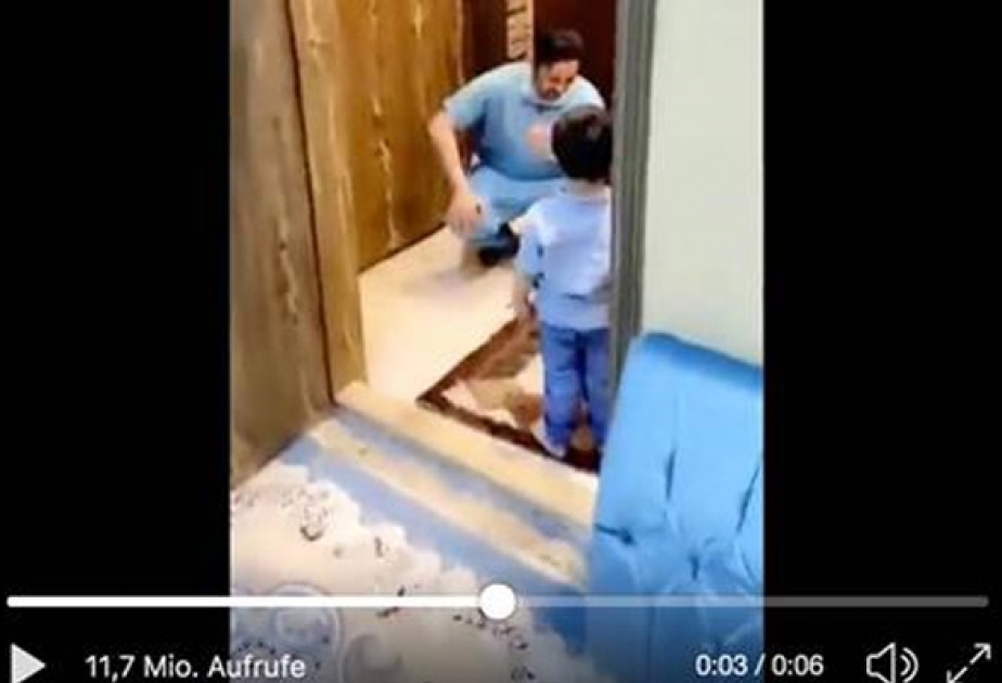 Ein Video aus Saudi-Arabien geht um die Welt: Arzt bricht weinend zusammen, als sein Sohn ihn umarmen will