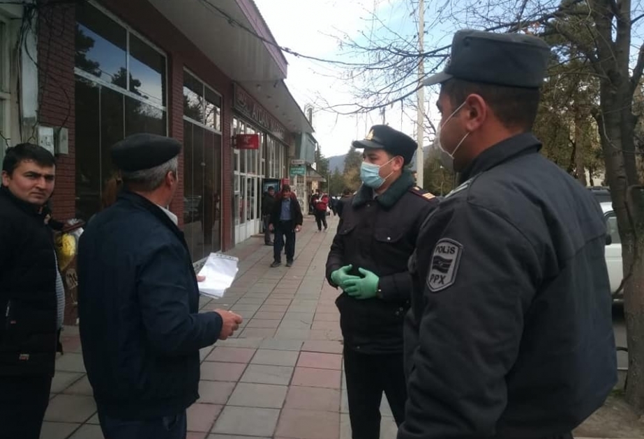 Qaxda xüsusi karantin rejimi ilə əlaqədar tədbirlər davam etdirilir