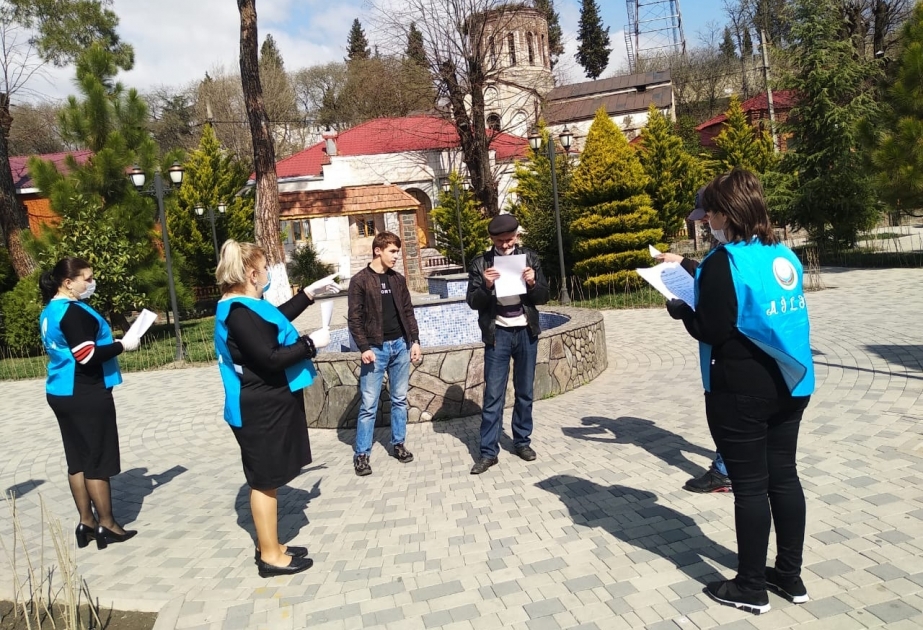 Zaqatala Uşaq və Ailələrə Dəstək Mərkəzi karantin rejimi ilə bağlı tədbirlərə dəstək verir