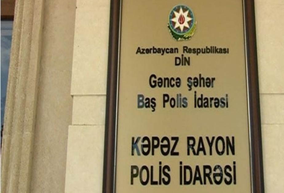 Gəncədə həmyerlisini bıçaqlayan şəxs saxlanılıb