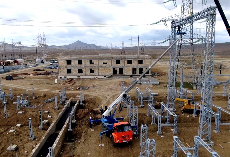 Se está reconstruyendo la mayor subestación de importancia estratégica de Azerbaiyán