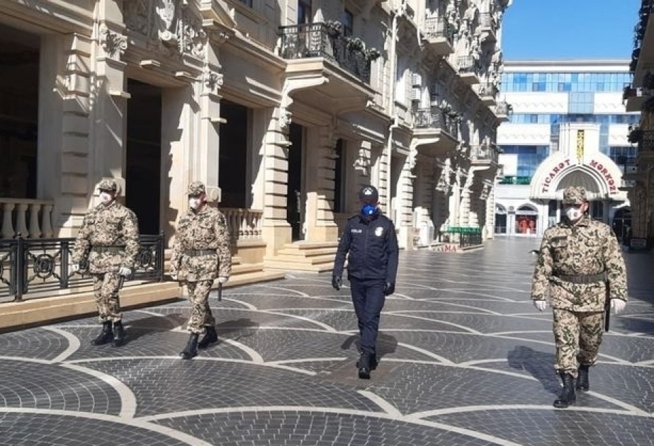 巴库警察：为遏制新冠肺炎传播，在首都加强限制措施
