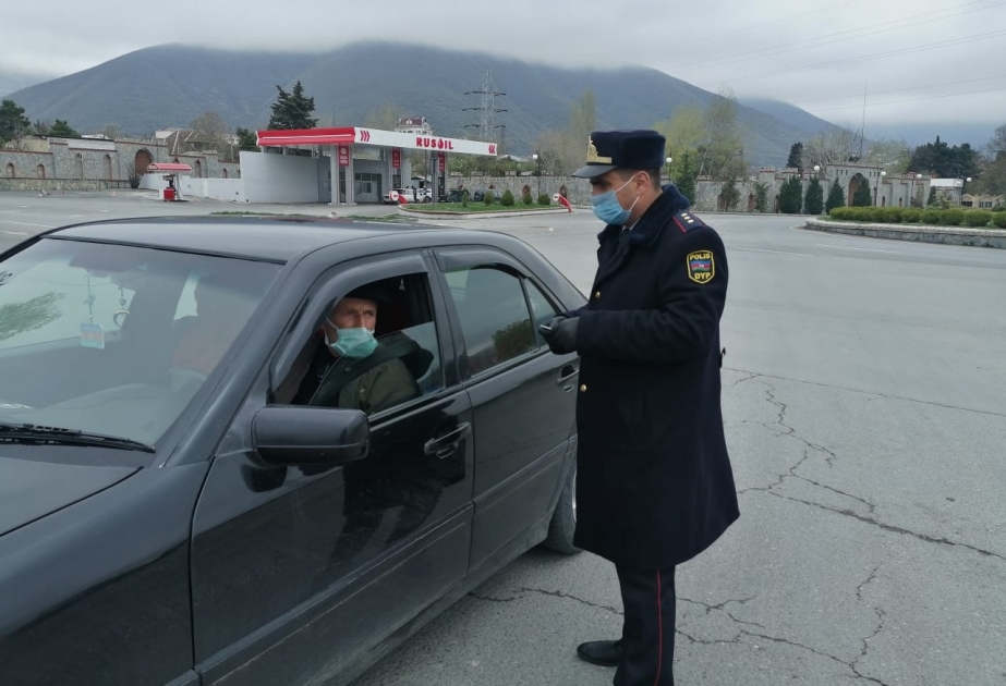 Şəkidə hərəkət məhdudiyyətinin təmin olunmasına ciddi nəzarət edilir