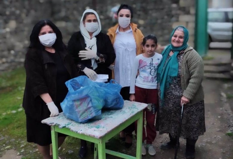 Masallıda keçirilən xeyriyyə aksiyasına YAP rayon təşkilatının qadınlar şurasının üzvləri də qoşulublar