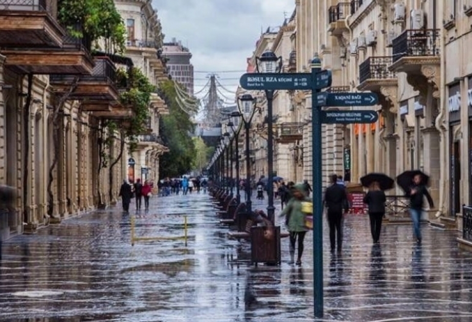 الأرصاد الجوية تتوقع استمرار ظروف الطقس الغائمة والممطرة على نطاق أذربيجان للغد
