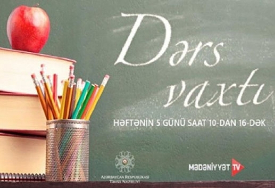 Proqrama uyğun olaraq teledərslər təqdim edilib