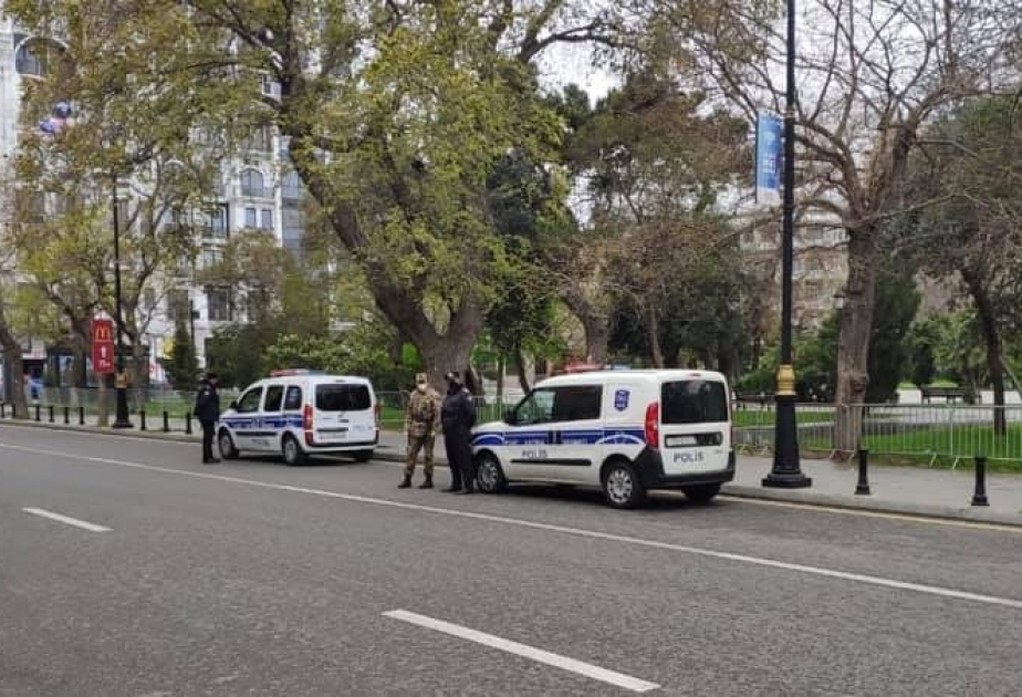 Paytaxtda polis xüsusi karantin rejimi qaydalarına uyğun olaraq zəruri tədbirlər həyata keçirir