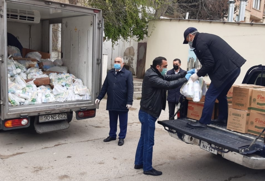 Laçın rayonundan olan aztəminatlı ailələrə yardımların verilməsi davam etdirilir