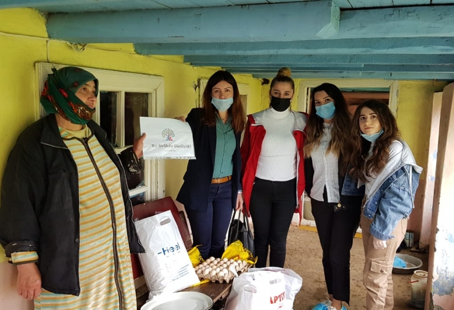 Masallı qadınları “Biz birlikdə güclüyük!” devizi ilə keçirilən xeyriyyə aksiyasına qoşulublar