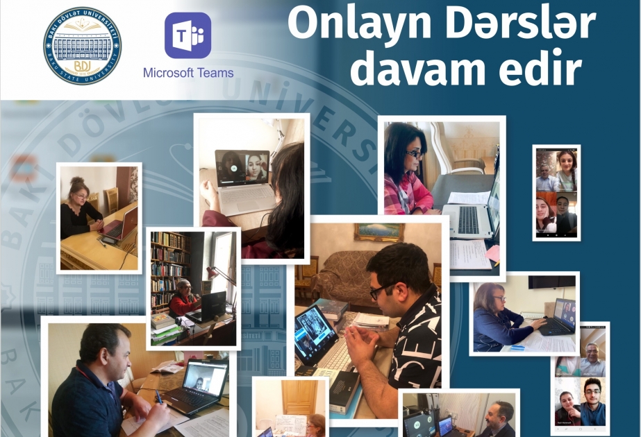 Bakı Dövlət Universitetində distant tədris uğurla davam etdirilir