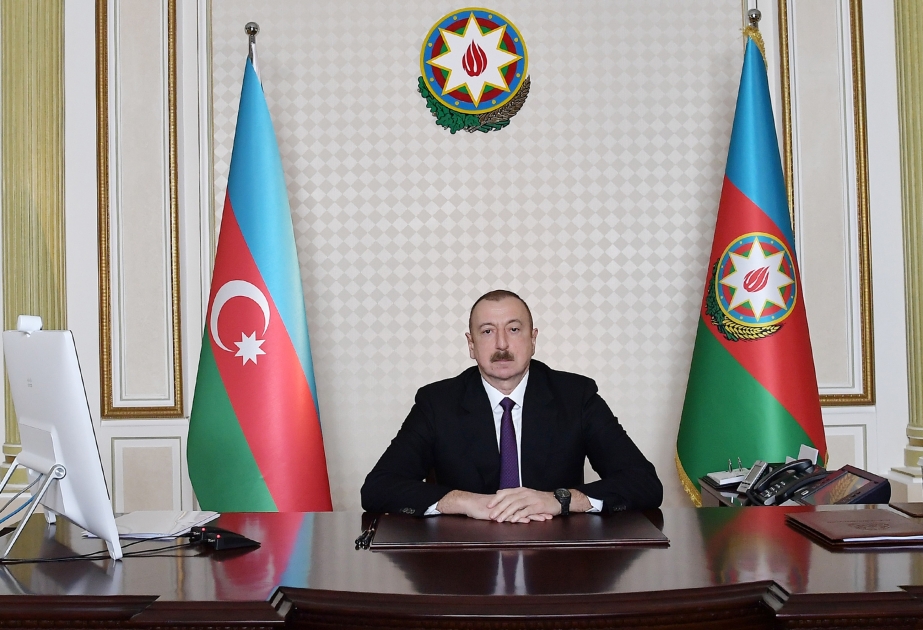 Auf Initiative von Präsident Ilham Aliyev per Videokonfernz Gipfeltreffen des Türkischen Rates stattgefunden VIDEO