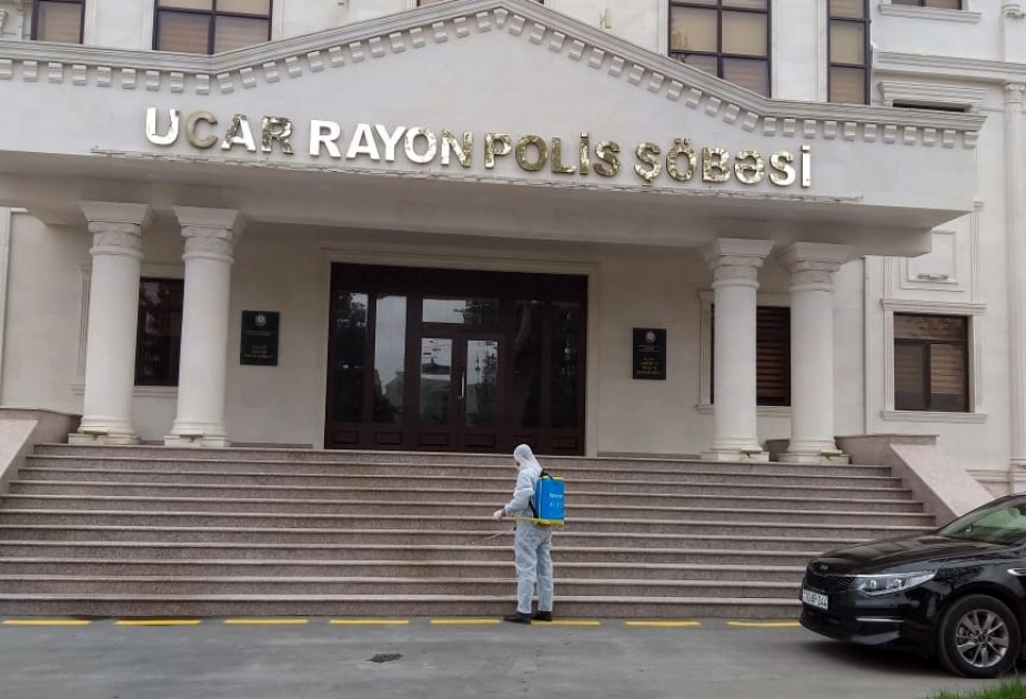 Ucarda dezinfeksiya işləri davam etdirilir