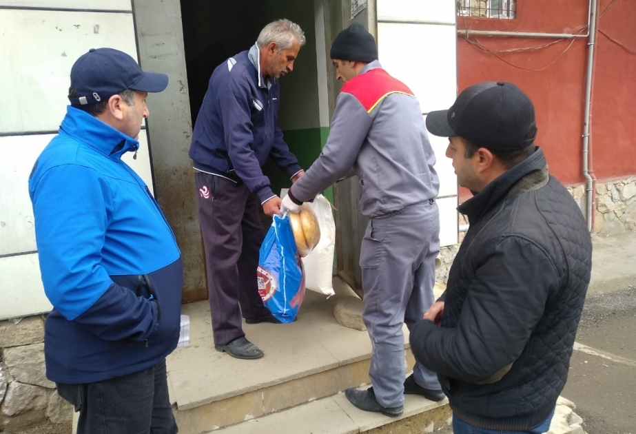 Qusarda Qarabağ əlilləri, şəhid ailələri və kimsəsiz vətəndaşlara ərzaq yardımı edilib