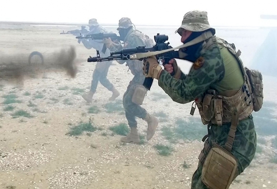 Naval Forces conduct preparatory training at Diver Training Facility