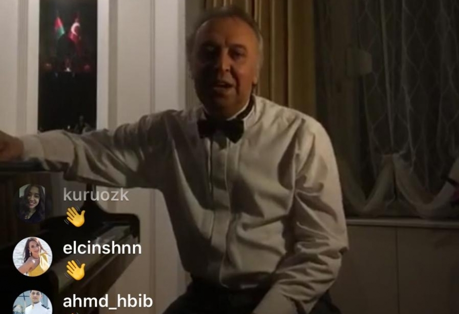 İslam Manafov və ailəsi “Evdə qal” kampaniyasına dəstək olaraq onlayn konsert veriblər