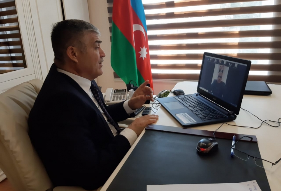 Kürdəmir Regional Mədəniyyət İdarəsinin videokonfransında onlayn konsert və virtual sərgilərin təşkili müzakirə edilib