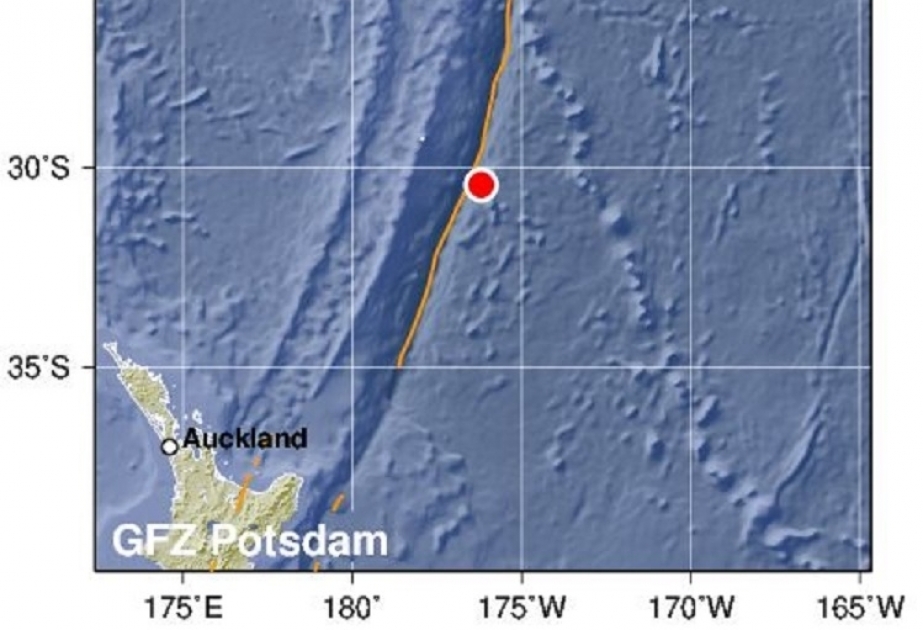 新西兰附近海域发生地震