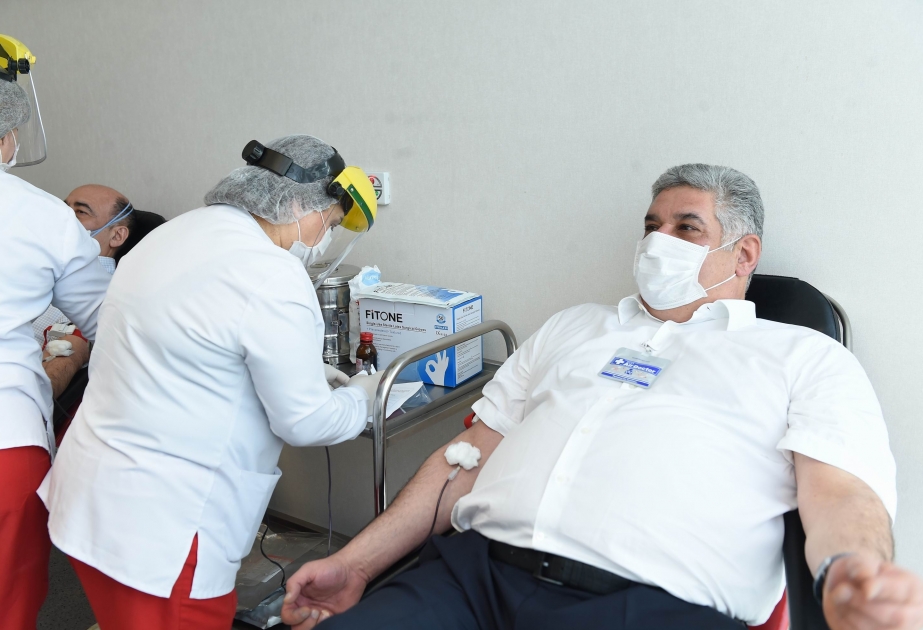 Gənclər və İdman Nazirliyinin təşəbbüsü ilə qanvermə aksiyası keçirilib