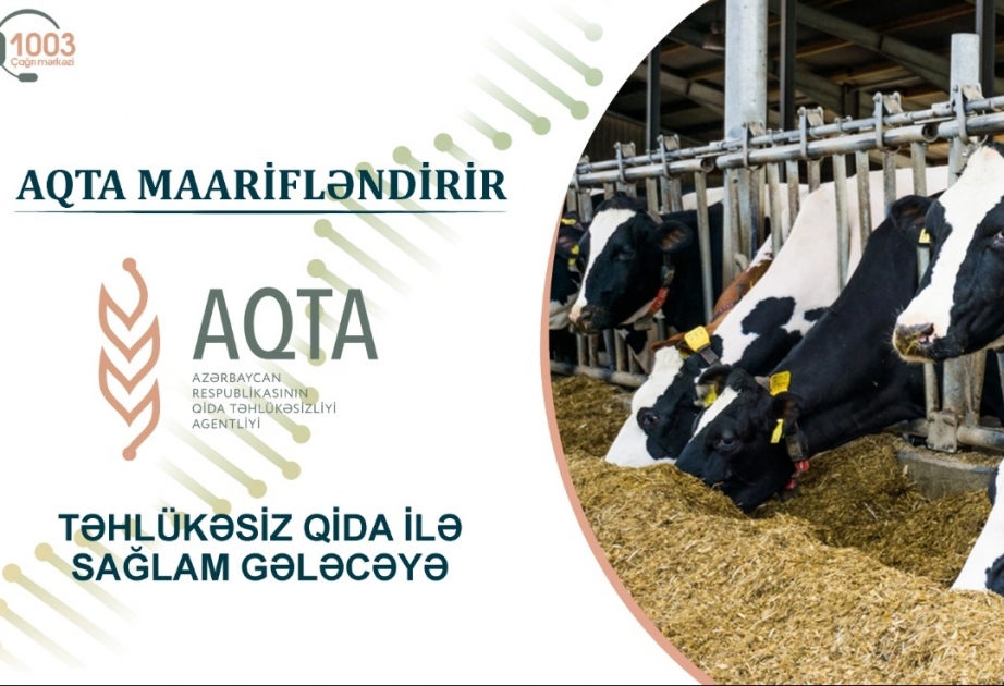 “AQTA maarifləndirir” rubrikasının budəfəki mövzusu: “Heyvan mənşəli qida məhsullarında antibiotik təhlükəsi”
