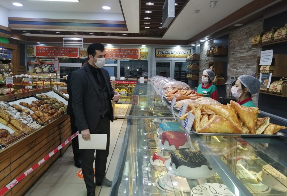 Xüsusi karantin rejimi ilə əlaqədar Gəncədə ərzaq satışı məntəqələrində monitorinqlər keçirilib