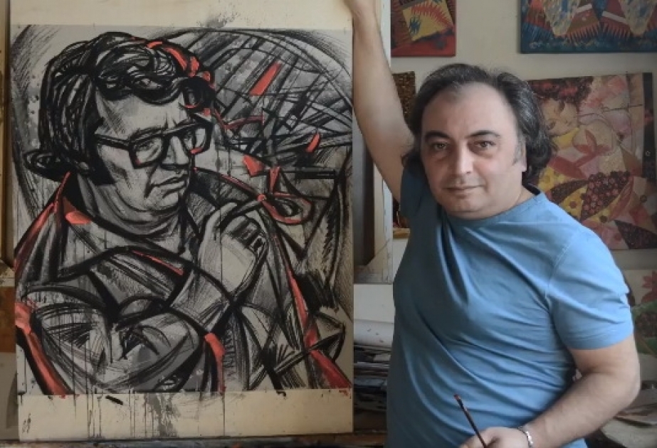 Görkəmli bəstəkara həsr edilmiş portret sənətsevərlərə təqdim olunub