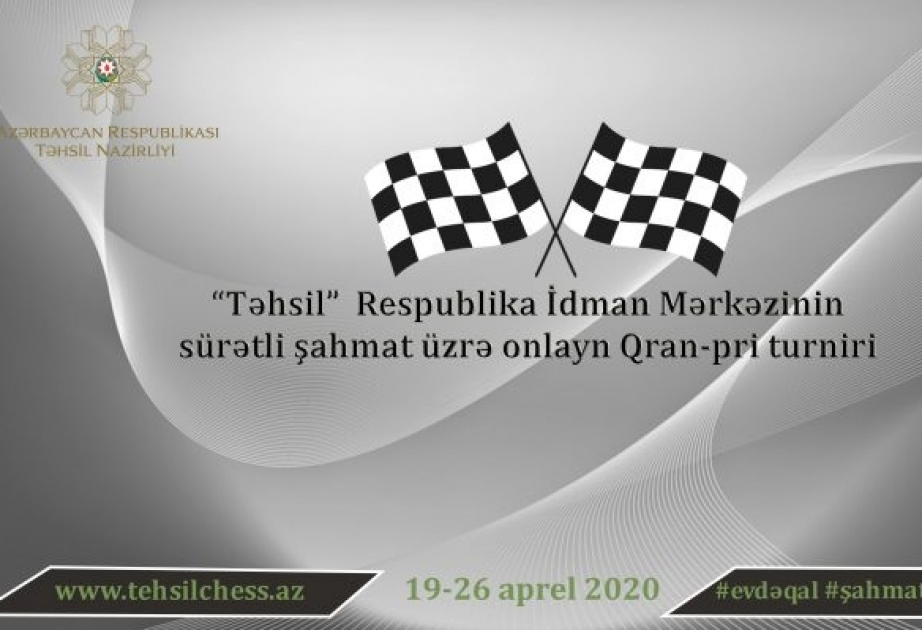 Məktəbli şahmatçılar arasında sürətli şahmat üzrə onlayn Qran-Pri turniri keçiriləcək
