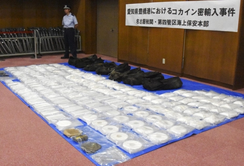 Yaponiyanın Yokohama limanında rekord miqdarda kokain müsadirə olunub