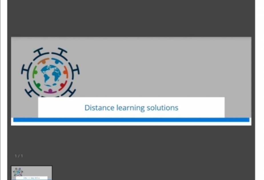 Təhsil Nazirliyinin layihəsi UNESCO-nun onlayn platformaları arasında