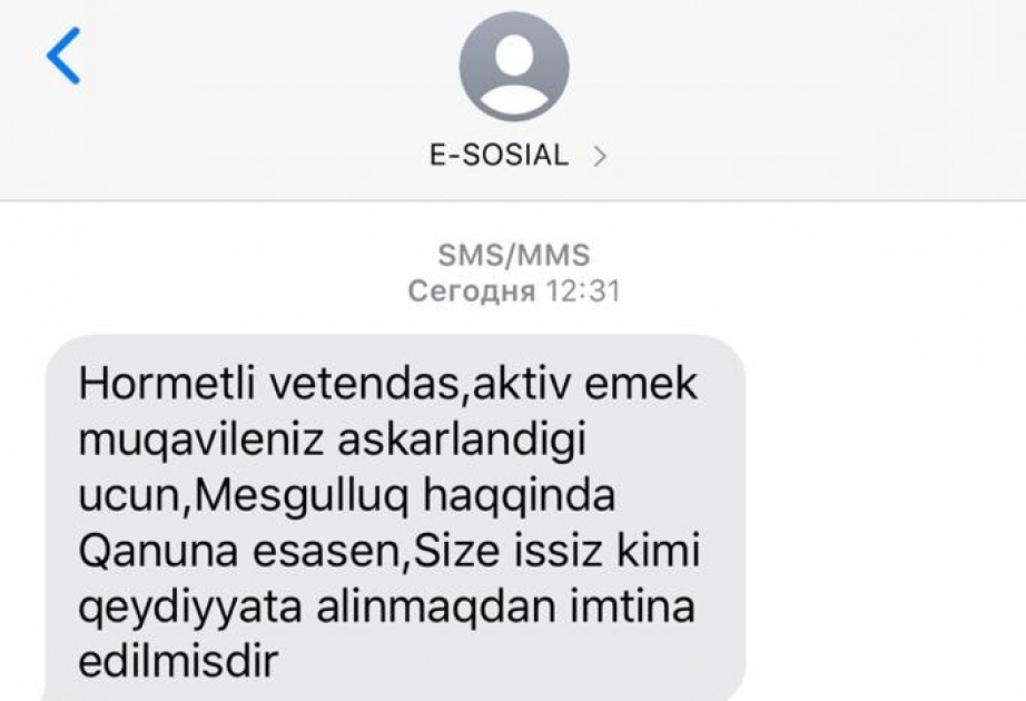 İşlədiyi müəyyən olunan 20 min şəxsə birdəfəlik ödəmə verilməsindən imtina edilib