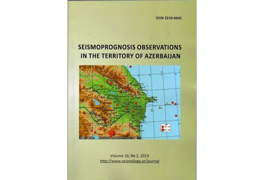 Respublika Seysmoloji Xidmət Mərkəzinin elmi jurnalı çapa hazırlanır