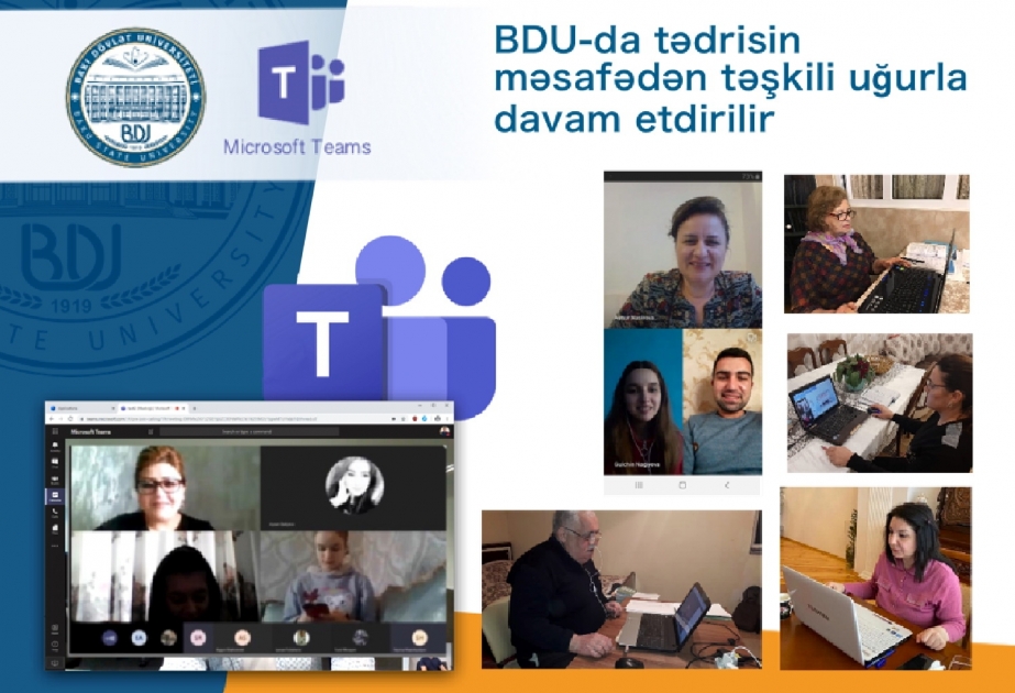 BDU-da tədrisin məsafədən təşkili uğurla davam etdirilir